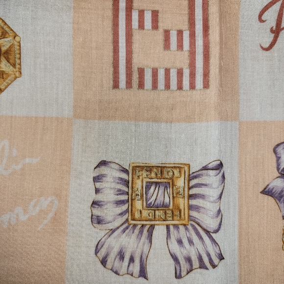 FENDI Vintage Handkerchief Scarf - Picture 9 of 10